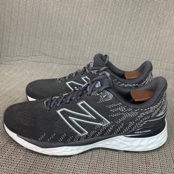 New Balance Other - New Balance Fresh Foam 880 Running Shoes Black & White Mens Size 9